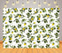 CORFOTO 9x6ft Summer Fabric Lemon Branch Backdrop Yellow Lemons Green Leaves White Flowers Citrus Pattern Photography