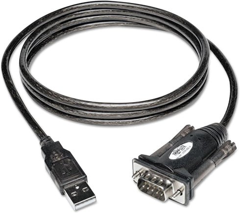 Tripp Lite 5ft USB to Serial Adapter Cable (USB-A to DB9 M/M)(U209-000-R)