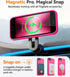 CANSHN Magnetic Case for iPhone SE 2022/iPhone SE 2020/iPhone 8, Built-in Magnets Compatible with MagSafe (Frosted Hot