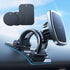 LISEN Magnetic Car Phone Mount for iPhone and Android, 6 Magnets and Adjustable Arch Design, Black