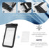 Waterproof Phone Pouch, Universal Dry Bag Case for iPhone 15 14 13 12 Pro Max, IPX8 Beach Essentials, 2 Pack - Black