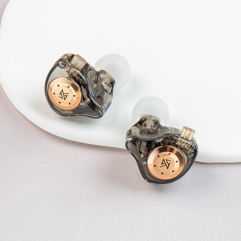 keephifi KZ EDX Pro in Ear Monitor with Mic, Wired Headphones, HiFi Stereo Stage Wired Earphone, Dual DD IEM Earbuds