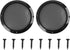X AUTOHAUX 2pcs Grill Cover, 8inch Mesh Protector for Car Speaker Woofer, Subwoofer Grill, Black
