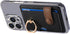 Wallet Stick on Phone Case, Credit Card Holder with Ring for Back of Phone Cases, Compatible with iPhone, Samsung Galaxy