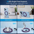 KCA_S3 360 15 16 17 S24 Purple Phone Ring Holder Case Compatible Magnetic Grip Rotation iPhone Pro Max Samsung Galaxy