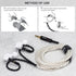 okcsc MMCX Female to EXK Adapter for Sony MDR EX1000 EX800 MDR7550 EX600 Connector (Transparent)