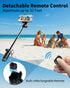Kehuitry 16.5" 4-in-1 360 Magnetic Mini Selfie Stick Tripod for iPhone & Android, Pocket Size Phone Tripod Stand