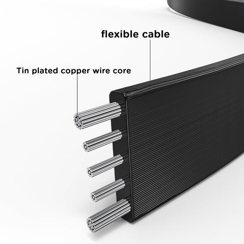 2PCS 90 Degree USB2.0 Extension Cable Flat Right Angle USB Male to Female Adapter Short Soft USB Cable 8inch-20CM (UP Angle+Down Angle)