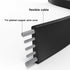2PCS 90 Degree USB2.0 Extension Cable Flat Right Angle USB Male to Female Adapter Short Soft USB Cable 8inch-20CM (UP Angle+Down Angle)