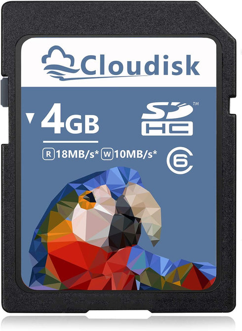 SD Card 4GB SDHC Class 6 Flash Memory Card, 4 GB Digital Camera Cards