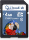 SD Card 4GB SDHC Class 6 Flash Memory Card, 4 GB Digital Camera Cards