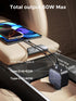 UGREEN 60W 2C1A 3-Port 30W 17/16/15, S25/S24, 12V Car Charger with Retractable Cable, Fast Charger with PD USB-C