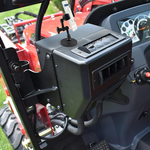Magnetic Phone Holder, Heavy Duty Mount for Truck/Tractor/Forklift, Fits 3.5~7.5" Smartphones, 360° Adjustable Arm
