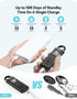 TECKNET 130dB Rechargeable Personal Safety Alarm Keychain with SOS Strobe Light for Women and Kids