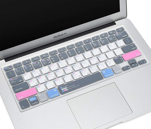 CaseBuy MAC OS Shortcut Keyboard Cover for Old MacBook Air 13" A1466 A1369 & MacBook Pro 13" & 15"