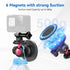 ULANZI Magnetic Camera Mount for GoPro, Strong Magnetic Mount with 360° Rotation Ball Head, Compatible with GoPro Hero