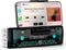 aboutBit Single Din Car Marine Stereo: Bluetooth Car Radio with Smartphone Holder -
