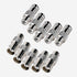 BNC Female to RCA Female Coupler Adapter Connector for CCTV Security Systems, Pack of 10