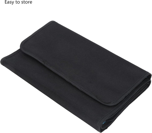 VBESTLIFE Camera Lens Filter Bag, Foldable Nylon Material with 10 Pockets for 37-82mm Circular Filters