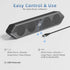 HPSWUW PC Speaker for Computer, Wired USB Powered Bluetooth Computer Speakers with Stereo Clear Sound, Gaming Speakers