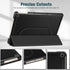 Fintie Slim Case for Google Pixel Tablet 11 Inch 2023, Lightweight Hard Back Shell, Tri-Fold Stand, Black
