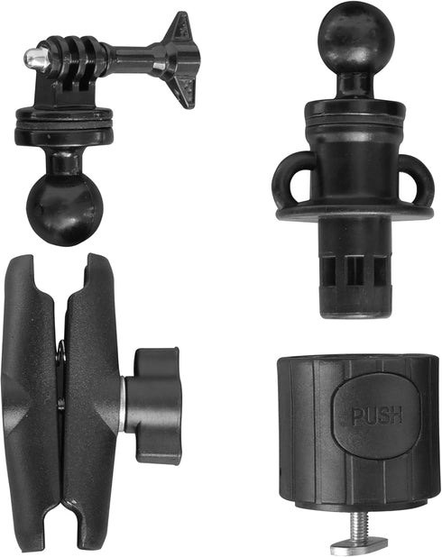 New Upgrade 360 Degree Kayak Action Camera Mount, Universal Adjustable for Hero 12 11 10 9 8 7