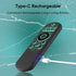 iPazzPort 2.4G T95 X96, Backlit Remote Control with Keyboard for TV Box, Air Mouse Remote for Android TV Box MXQ