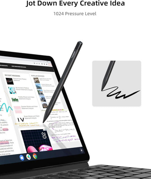 Metapen Stylus Pen M1 for Microsoft Surface - 75-Day Battery Life, Smooth Writing for Surface Devices