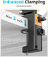 UBeesize Overhead Phone Mount Flexible Webcam Arm with Phone Holder and Ball Head for Live Streaming & Photography
