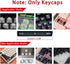 PBT Keycaps 60 Percent, 61 Keycaps OEM Profile Custom Keycaps with Key Puller for Cherry MX Switches