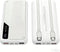 10000mAh Power Bank (Rated 5500mAh) with Dual Built-in USB-C Cables, Slightly Heavy