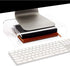 (12.1 8 3 Juvale Acrylic Computer Monitor Stand, Clear Display Riser x x in)