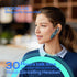 Single Ear Bluetooth Earpiece with 30H Talking Time, Noise Canceling Hands-Free Calls