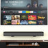 Soundbar Mount | Works with All Soundbar Including Samsung, Sony, Vizio, LG, & More | Depth Adjustable Sound Bar Mounts Under TV Bracket