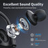 Wireless Headphones, Bluetooth 5.3, 16 Hours Playtime, Over-Ear Stereo Bass Earphones, Sports Earbuds, Blue