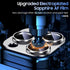 Uyiton for iPhone 13 Pro/Pro Max Camera Lens Protector - Strong Adsorption - Drop Protection - Metal Ring Tempered Glass