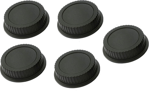 (5 Packs) Canon EF EFS Mount DSLR Lens Rear Cover Cap, Dust Protective Rear Cap for EOS EF Lens