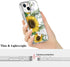 ICEDIO iPhone 13 Case with Screen Protector, Slim Fit Crystal Clear Cover with Fashionable Designs for Women