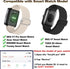 3 Pack Braided Nylon Elastic Adjustable Replacement Bands for SKG V7 Pro Smartwatch/SKG V7 Smartwatch/ENOMIR Smartwatch/Tensky Smartwatch /TOZ0 S2 44mm Smartwatch for Women Man