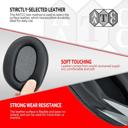 Krone Kalpasmos Replacement Earpads for Sony WH-CH720N, Compatible with Sony WHCH720 Headphone, Memory Foam Cushion