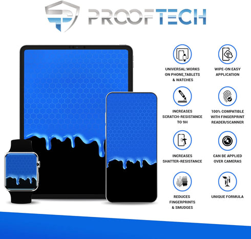 Liquid Glass Screen Protector | Scratch & Crack Resistant | Covers 6 Devices | Compatible with All Smartphones, Tablets