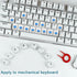 Dmopipp 12PCS 3 Keyboard Switches, Blue Keyboard Clicker Replacement PIN Mechanical Keyboard Switch Clicky Accurate