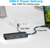 Aibilangose 2 8 1 USB C Docking Station Dual Monitor for Dell/HP/Mac Laptop, Dual HDMI Adapter for Monitors, HDMI