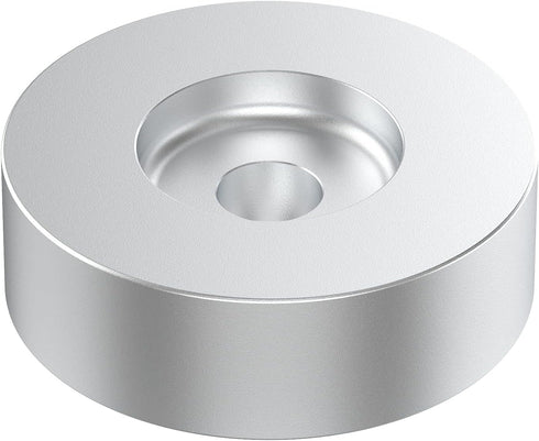 DIGITNOW 45 RPM Adapter for 7 Inch Vinyl Record Players and Technics Turntables, Solid Aluminum Dome Silver
