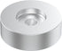 DIGITNOW 45 RPM Adapter for 7 Inch Vinyl Record Players and Technics Turntables, Solid Aluminum Dome Silver