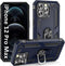 ADDIT iPhone 12 Pro Max Case, Military Grade Heavy Duty Protection, Kickstand Ring, Shockproof, Blue