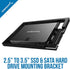SABRENT 2.5” SSD & SATA Hard Drive to Desktop 3.5” SATA Bay Converter Mounting Kit (BK-PCBS)