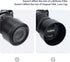 Lens Hood for Canon RF-S 55-210mm F5-7.1 IS STM, Reversible Shade Compatible with 55mm Filters