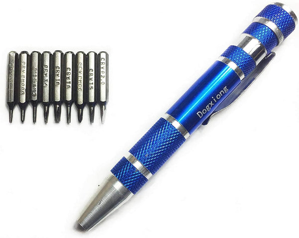 9In1 Torx T4 T5 T6 T8 PH000 PH00 Flap Phillips Slot Type Repair Screwdriver Tool Kit