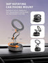 Vearstie 30N 360 MagMount Pro High-Power Magnetic Car Phone Holder, Rotating Lock-Vacuum Suction Cup with Zinc Alloy